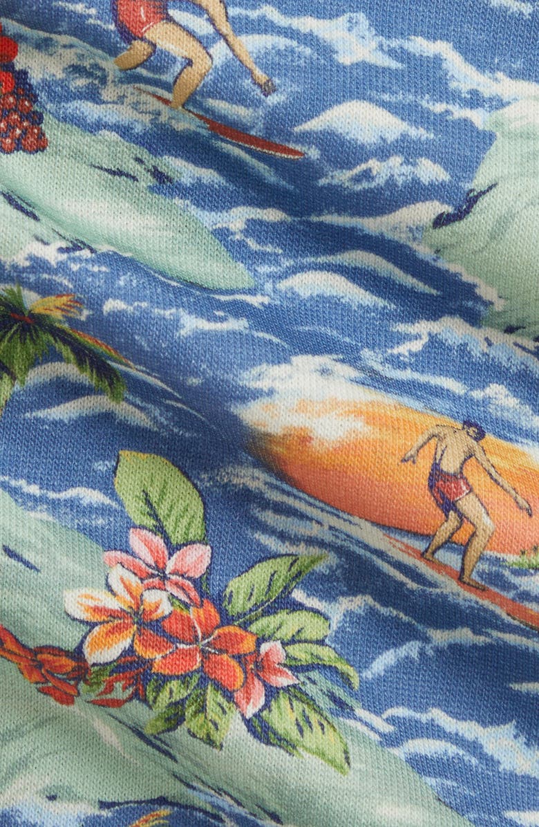 Ralph Lauren Tropical Print Zip Hoodie & Shorts Set, Alternate, color, Ralph Lauren Surf Club