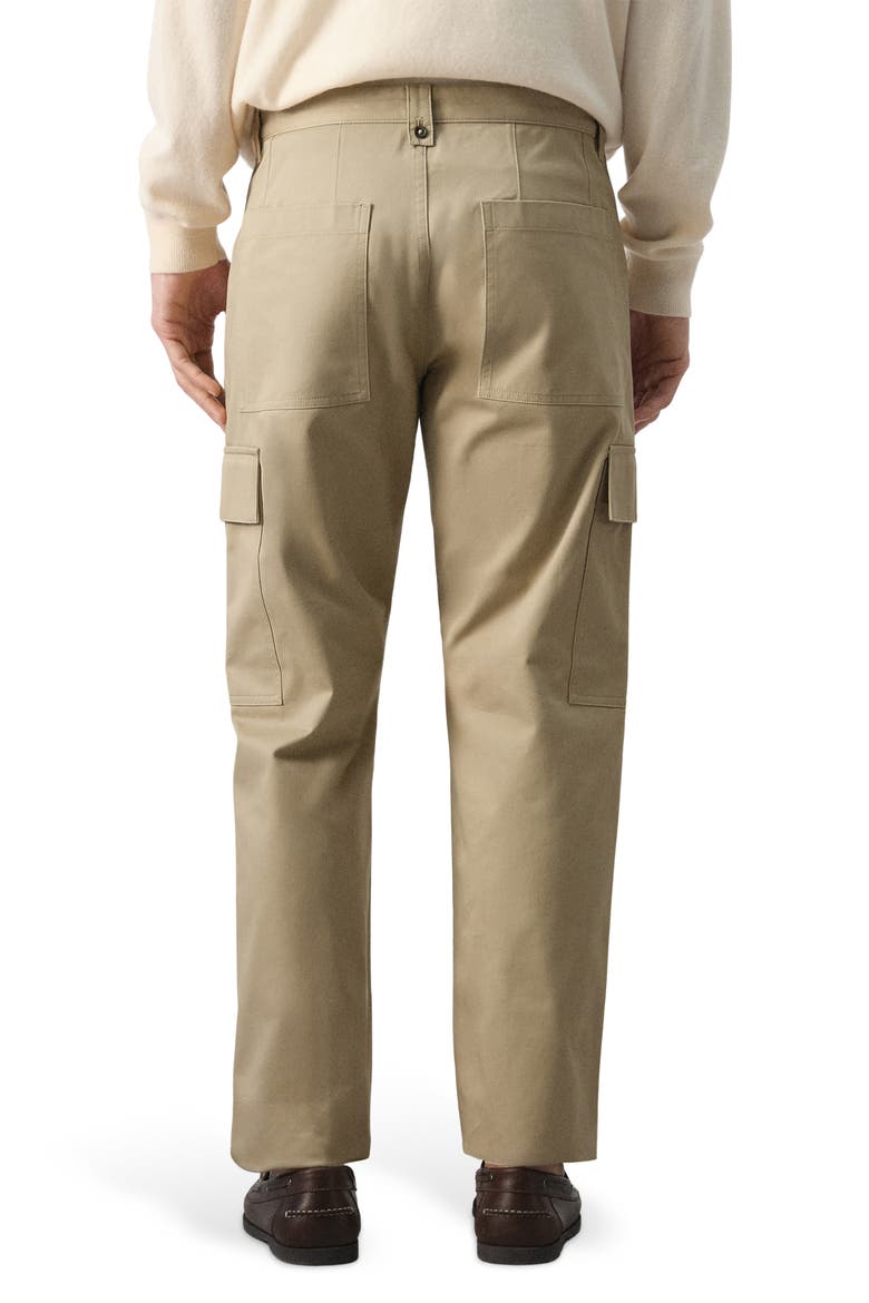 Regular Fit Cotton Cargo Pants, Alternate, color, BEIGE