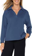 Liverpool Los Angeles Johnny Collar Knit Top
