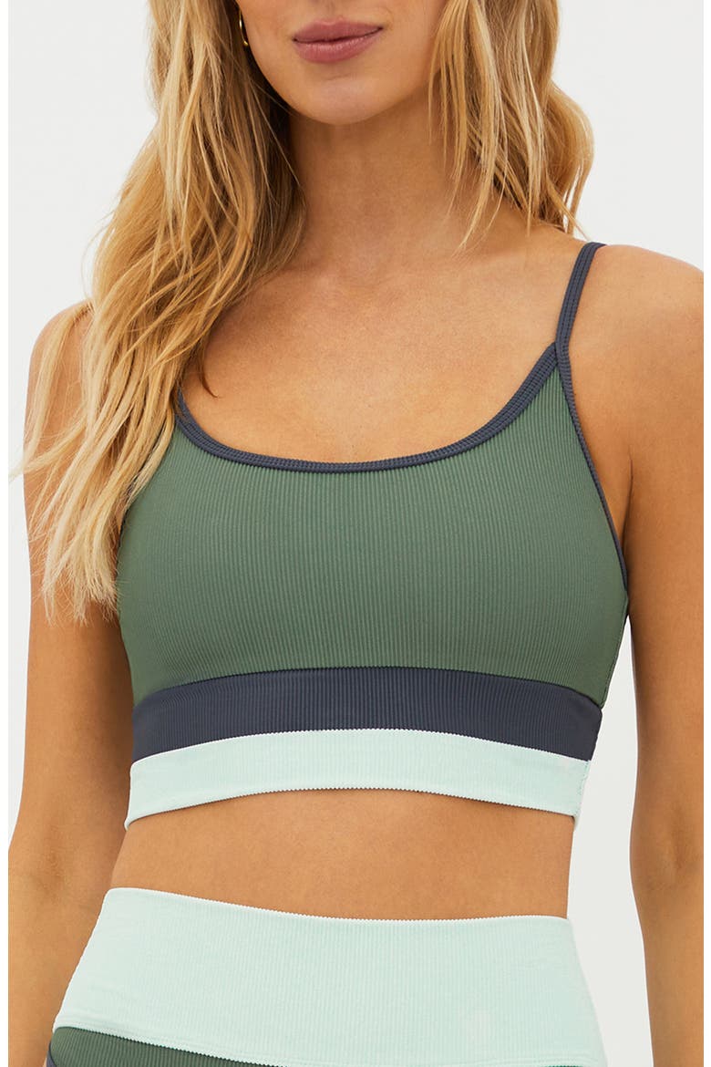 Eva Rib Colorblock Bikini Top, Main, color, PALM PARADISE COLORBLOCK