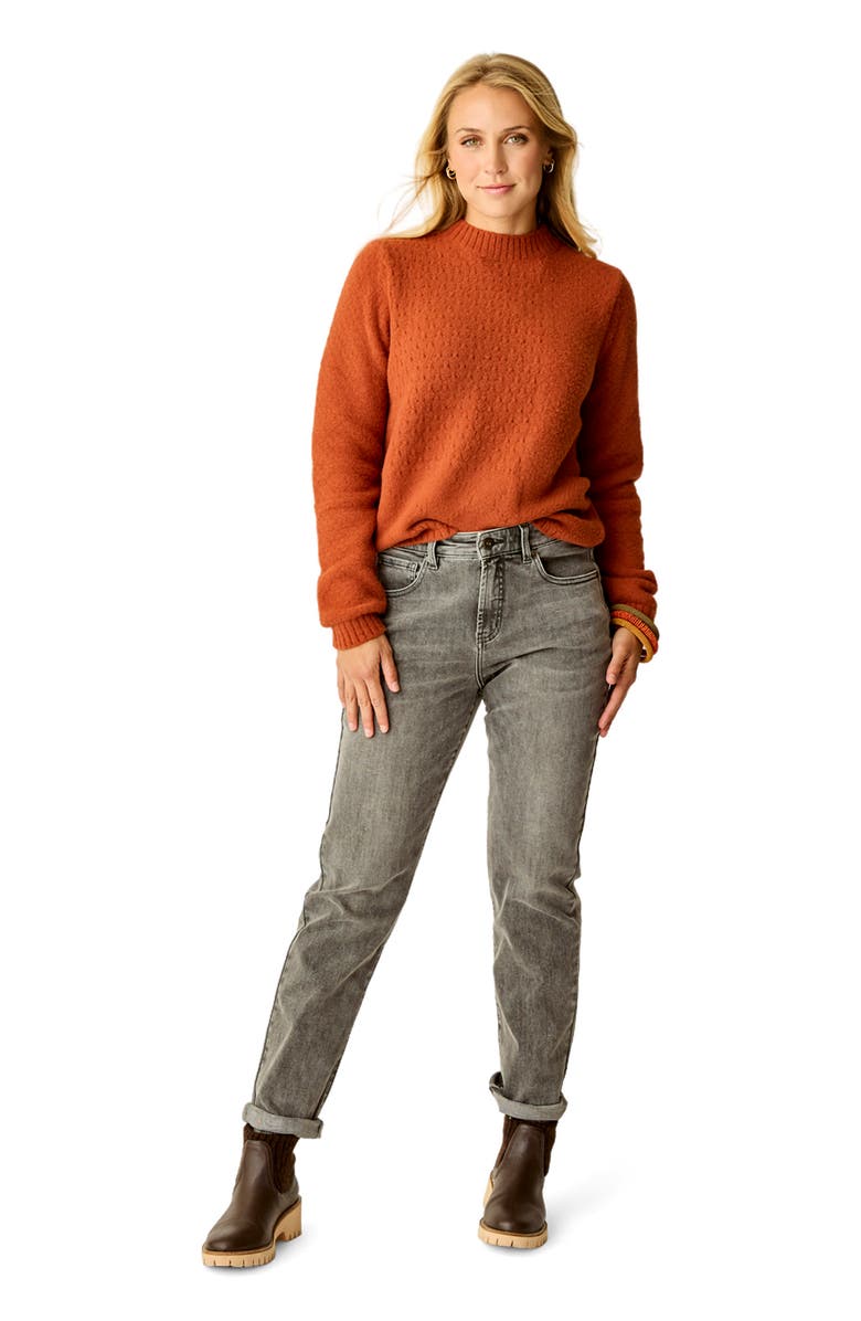 Carve Designs Monroe Stitched Sweater, Main, color, Copper
