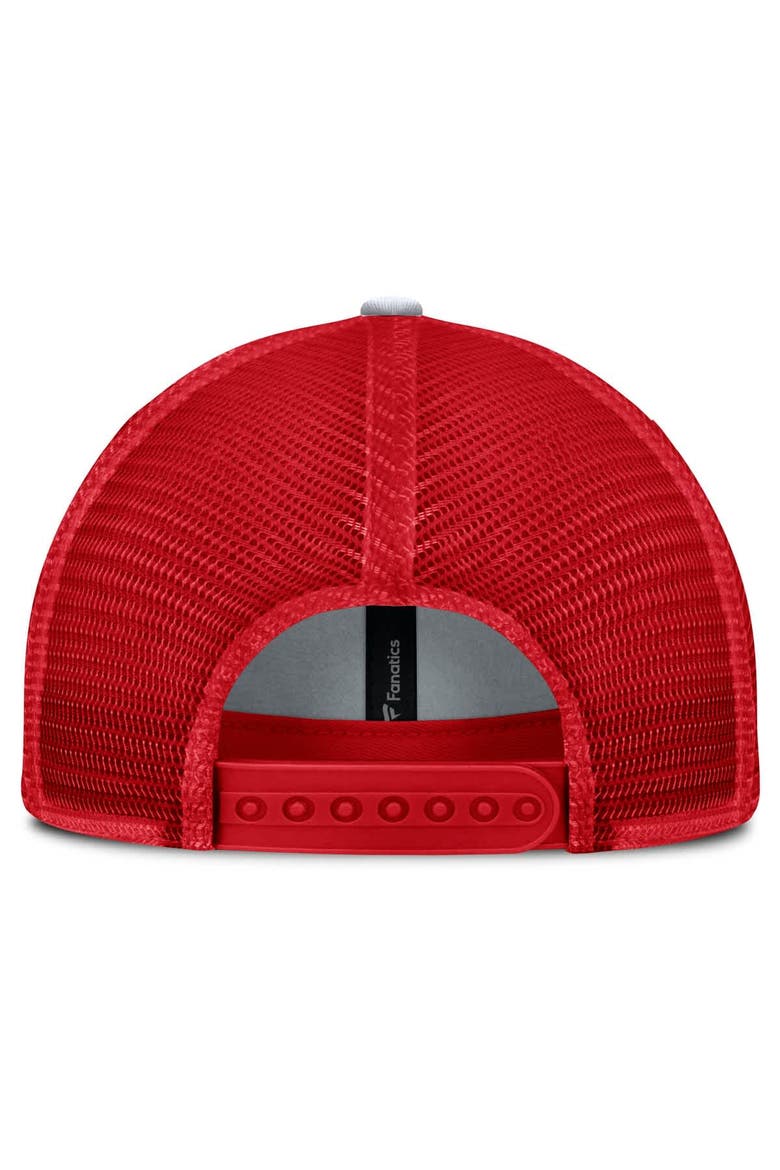 Men's Fanatics Red Detroit Red Wings Fundamental One-Time Trucker Adjustable Hat, Alternate, color, Red