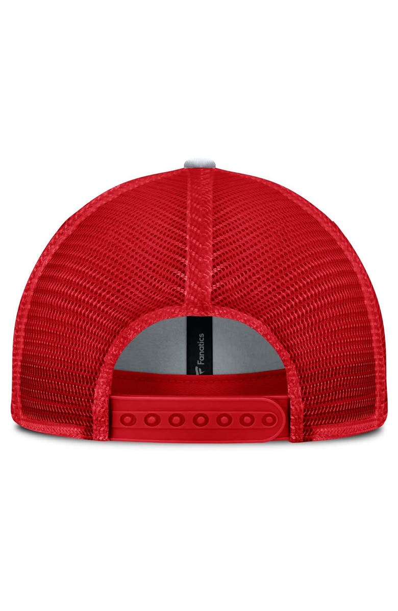FANATICS Men's Fanatics Red Detroit Red Wings Fundamental One-Time Trucker Adjustable Hat, Alternate, color, Red