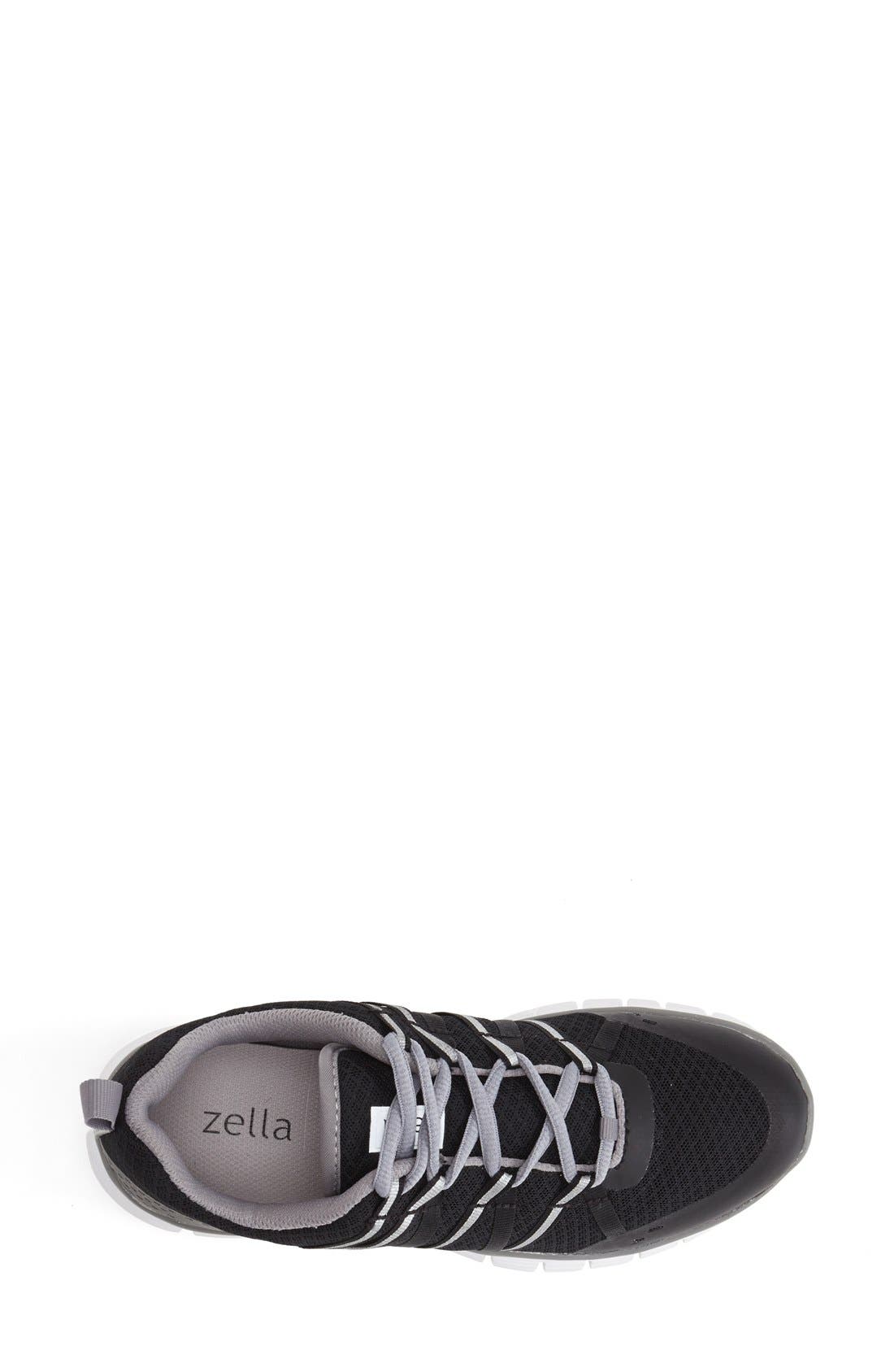 'Dash' Running Shoe, Alternate, color, BLACK/SILVER SLATE