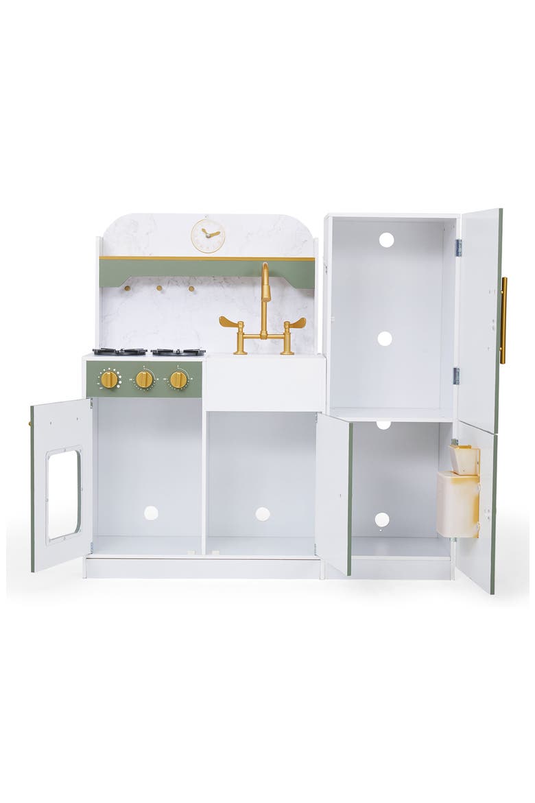 Versaille Deluxe 15-Piece Kitchen Playset, Alternate, color, GREEN
