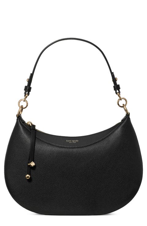 Liv Pebbled Leather Shoulder Bag