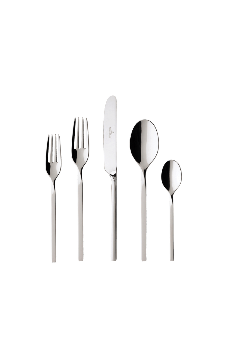 Villeroy & Boch NewWave 20 Piece Place Setting Flatw, Main, color, Silver/Platinum