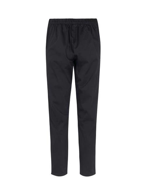 Masai Copenhagen Mapadme Elastic Waist Cropped Pants In Black