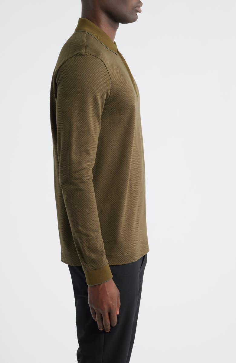 BOSS Peduzzi Half Zip Cotton Sweater, Alternate, color, Green