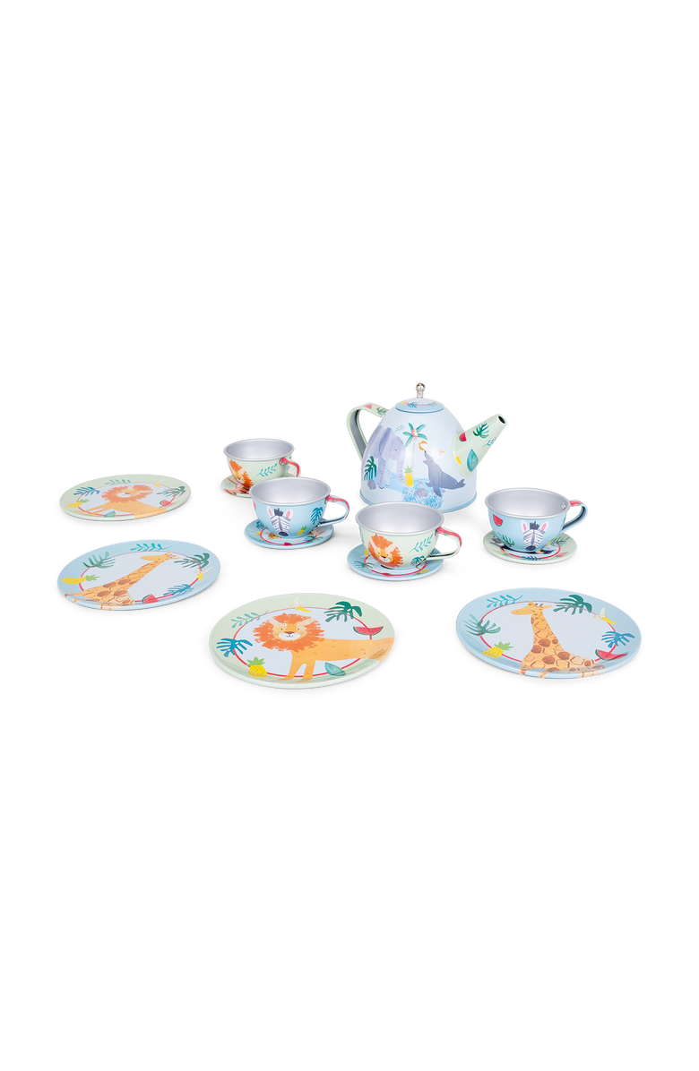 Floss & Rock 14pc Boxed Tea Set, Alternate, color, Jungle