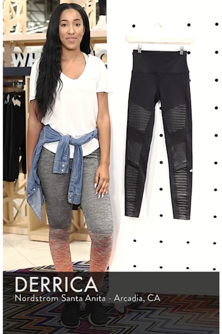 High Waist Moto Leggings video
