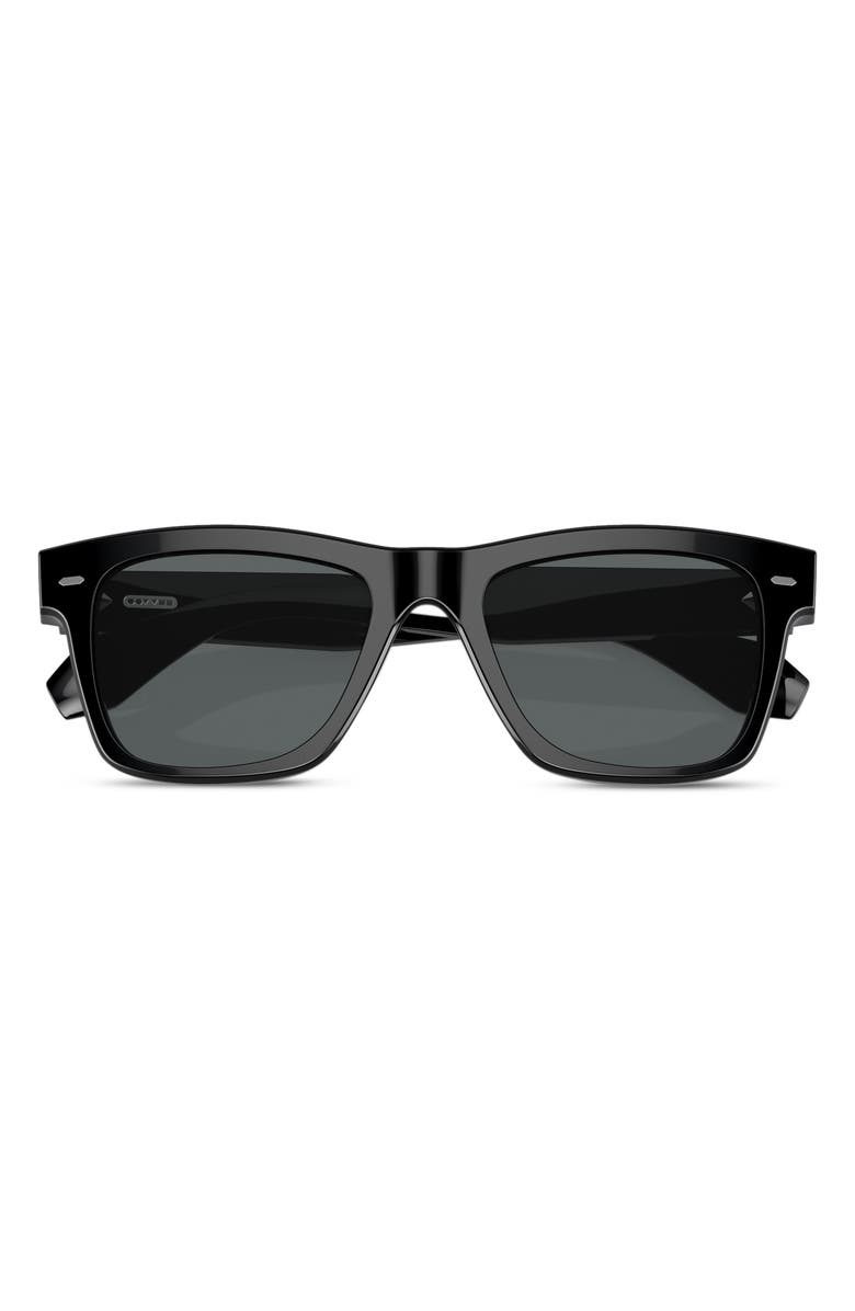 Oliver Peoples N.04 Sun 53mm Polarized Rectangular Sunglasses, Alternate, color, 