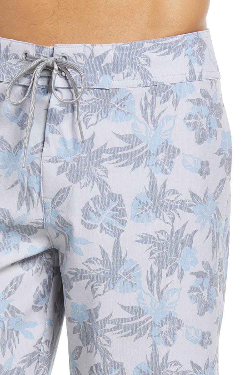 TravisMathew Cold Mug Floral Board Shorts, Alternate, color, 