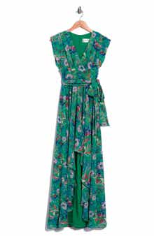 Eliza J Obi High-Low Maxi Dress