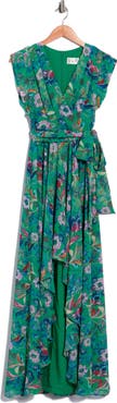 Eliza J Obi High-Low Maxi Dress