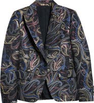 Etro Paisley Duchesse Satin Blazer