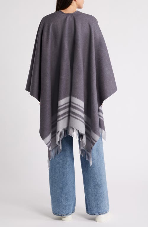 Nordstrom Reversibel Wool & Cashmere Ruana