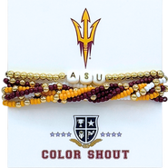 Color Shout Arizona State Lucky 7 Bracelet Set