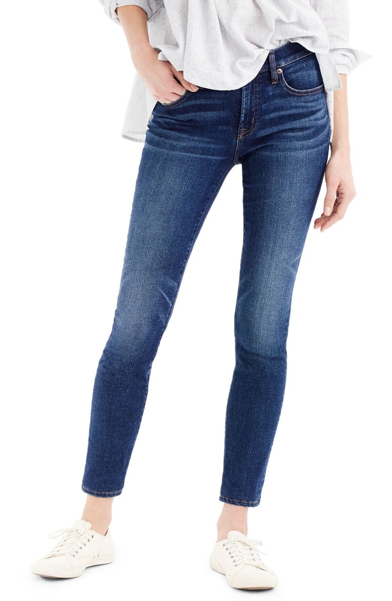 J.Crew Toothpick Jeans, Main, color, 