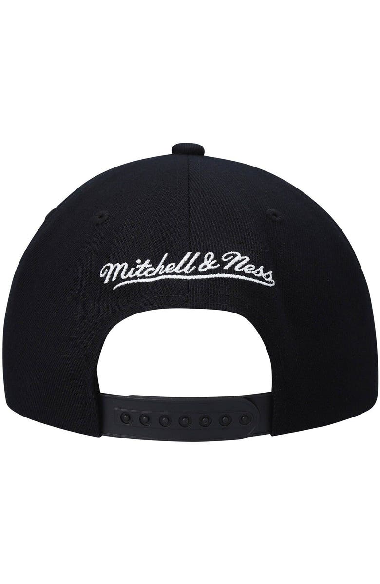 Mitchell & Ness Men's Mitchell & Ness Black San Antonio Spurs Ground 2.0 Snapback Hat, Alternate, color, 