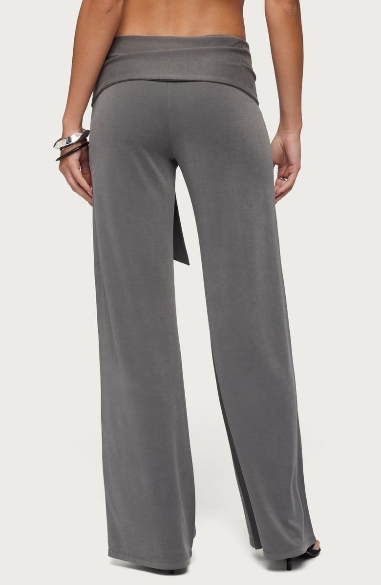 EDIKTED Xyla Waist Tie Straight Leg Pants, Alternate, color,