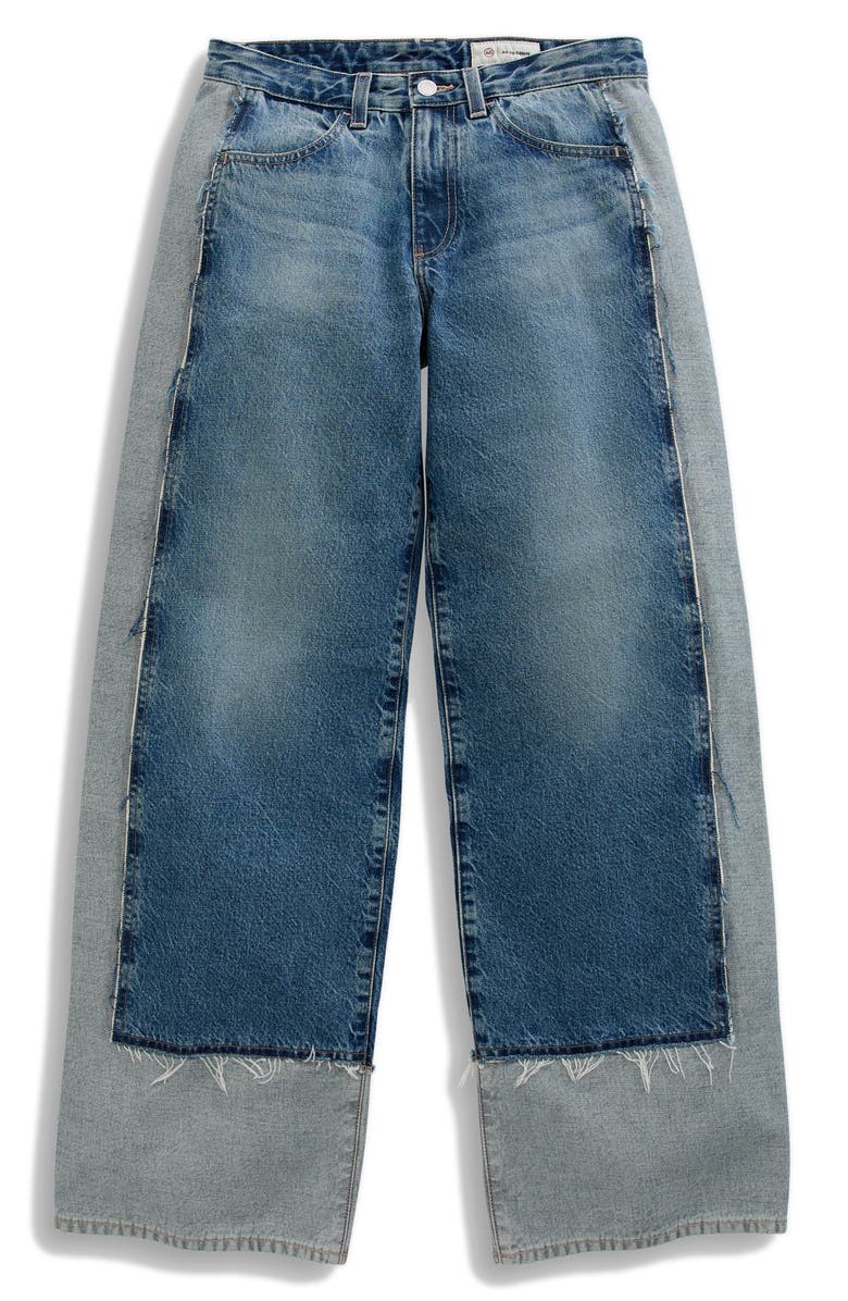 AG Adria Low Rise Baggy Wide Leg Jeans, Alternate, color, 13 Years Otherworldly