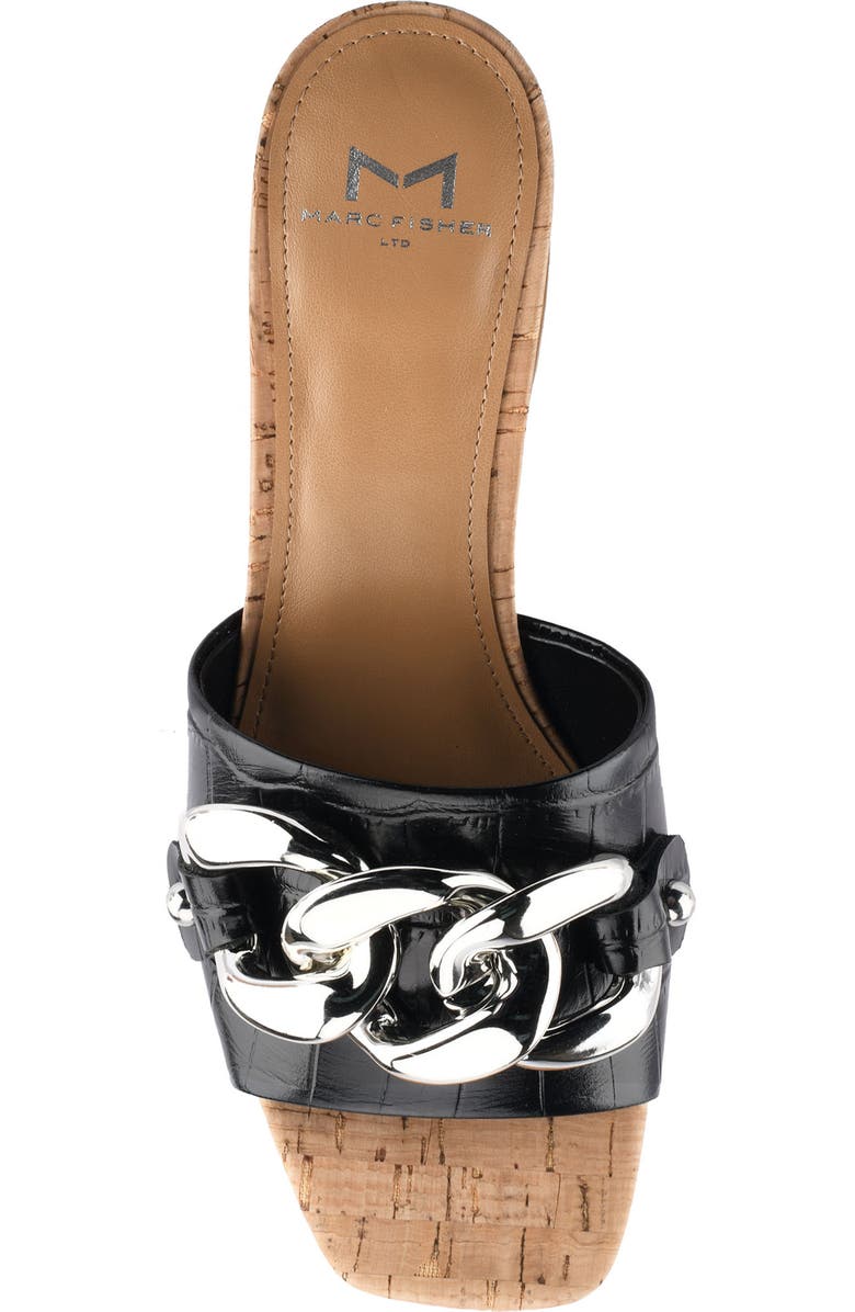 Marc Fisher LTD Naniya Chain Slide Sandal, Alternate, color,