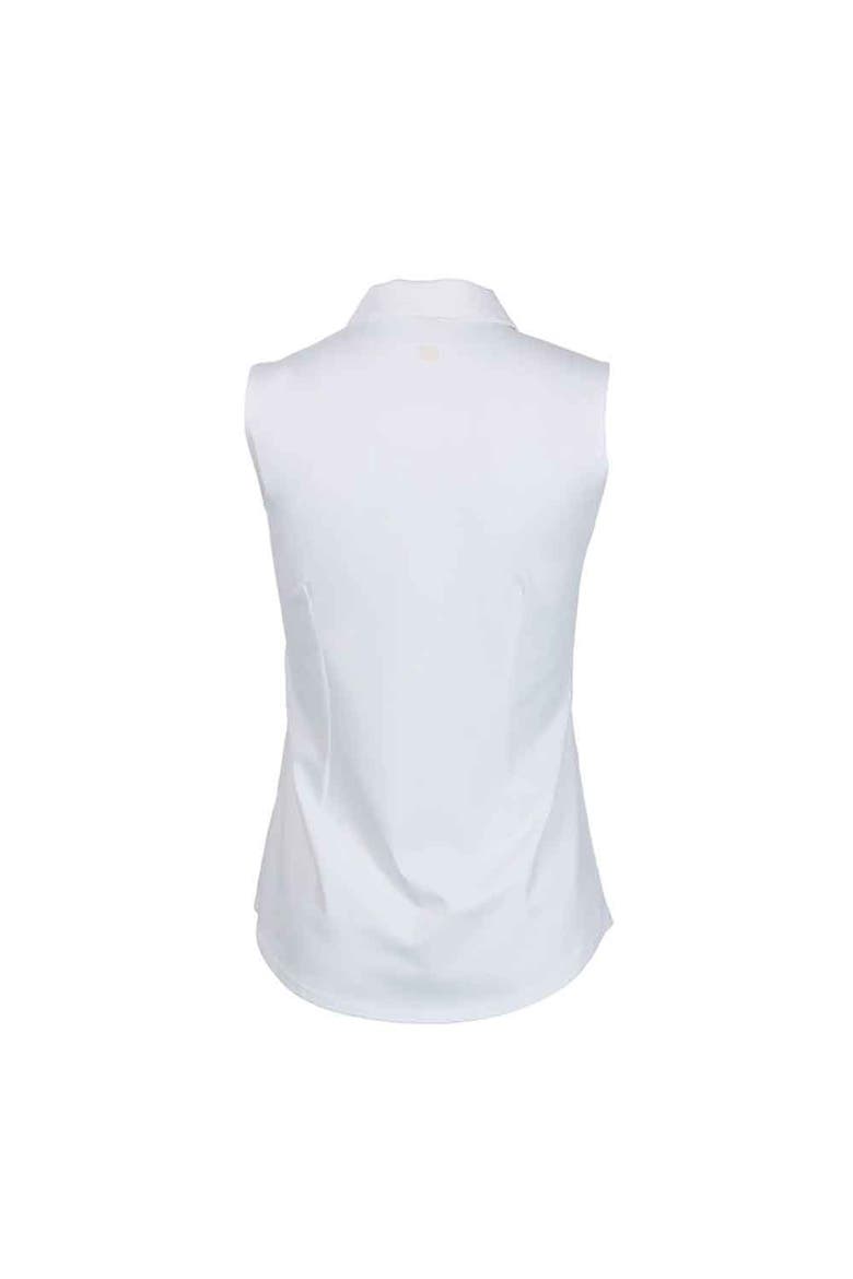 Sleeveless Womens Golf Polo, Alternate, color, White