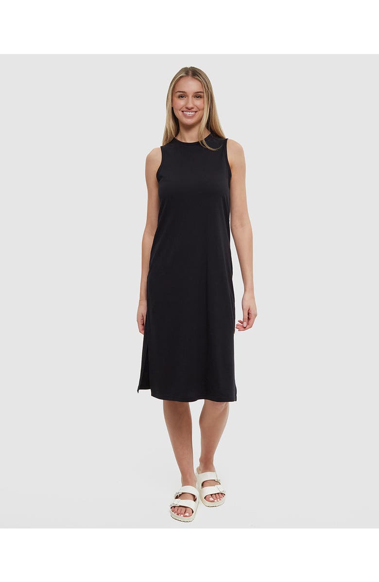 tentree Valley Dress, Alternate, color, Meteorite Black