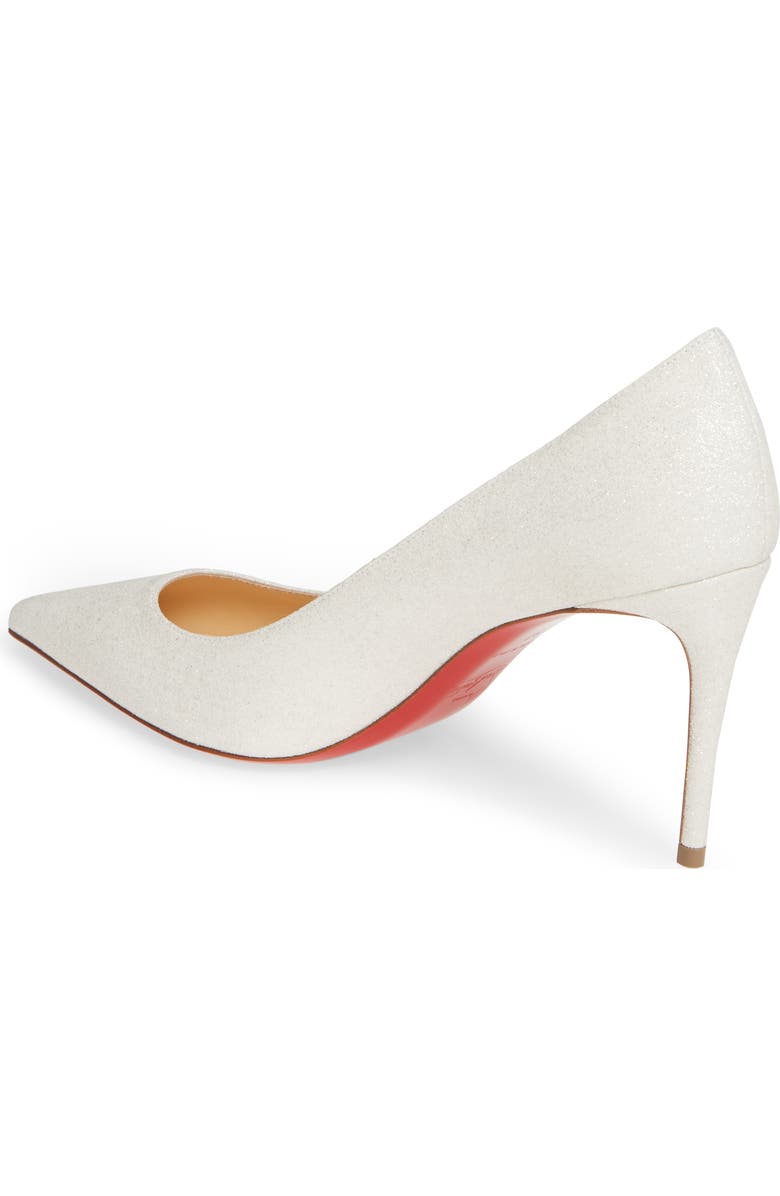 Christian Louboutin Kate Glitter Pointy Toe Pump, Alternate, color,