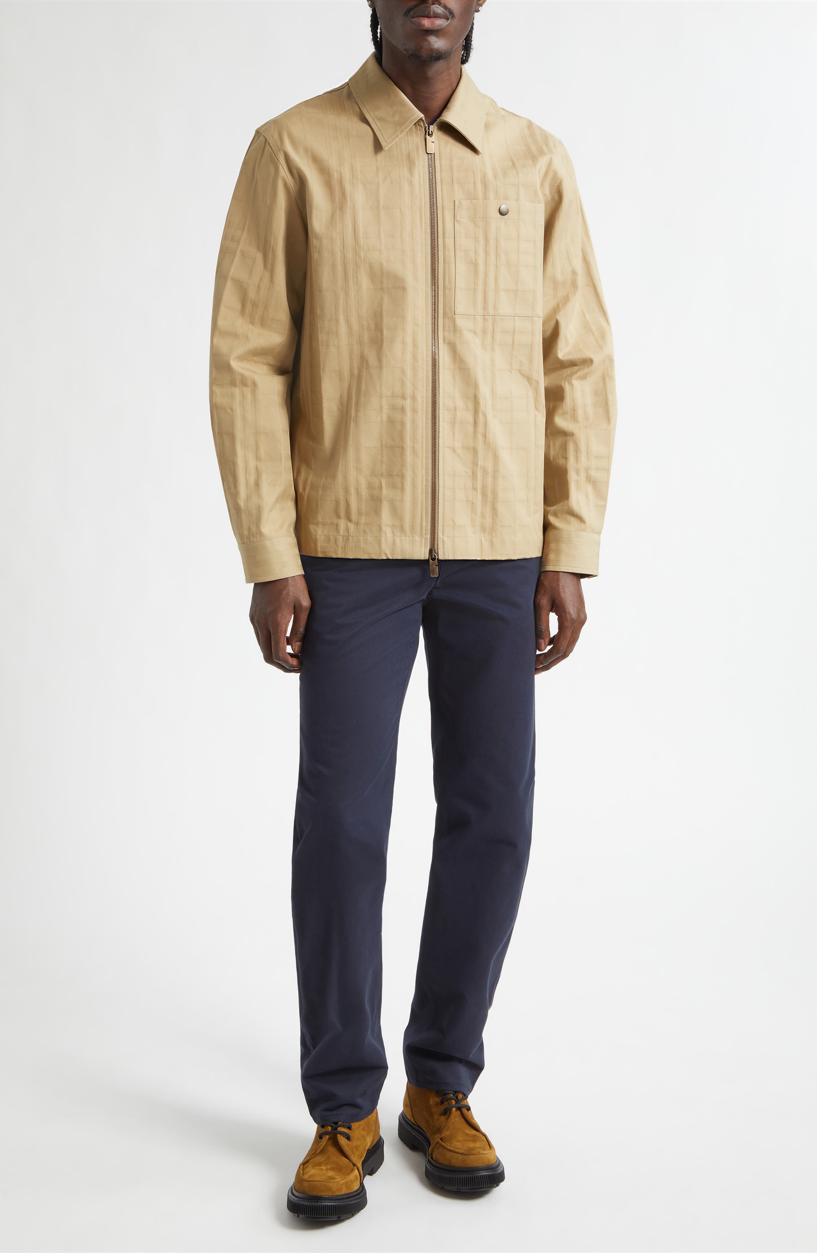 Oakwell Cotton Jacquard Zip Jacket - image 2