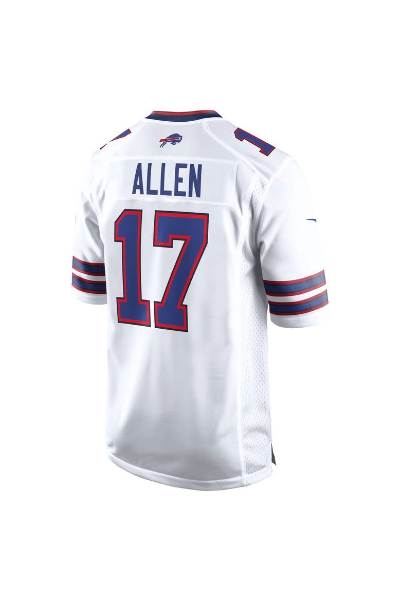 Men's Nike Josh Allen White Buffalo Bills White Game Player Jersey, Alternate, color, White