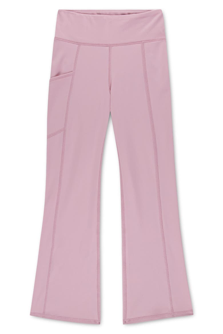 Kids' YPB Flare Leggings, Main, color, PINK NECTAR