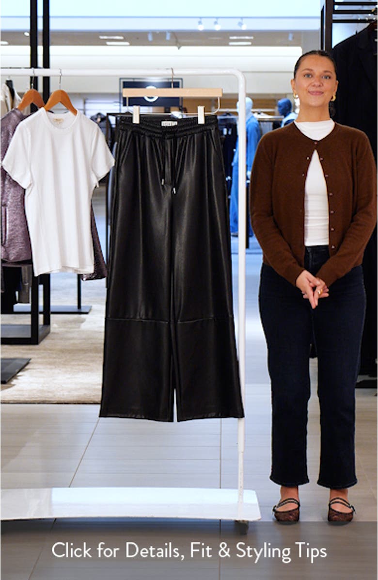 Ihzoma Faux Leather Pants, sales video thumbnail