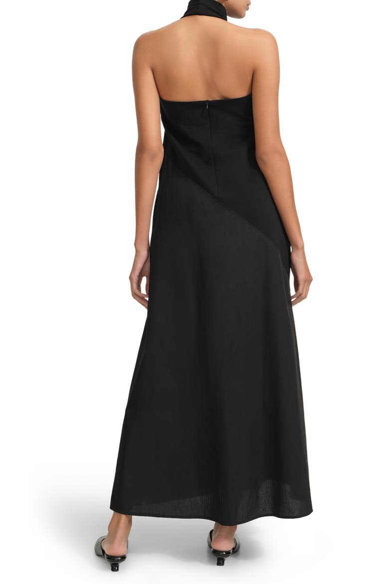 Denali Maxi Dress, Alternate, color, BLACK