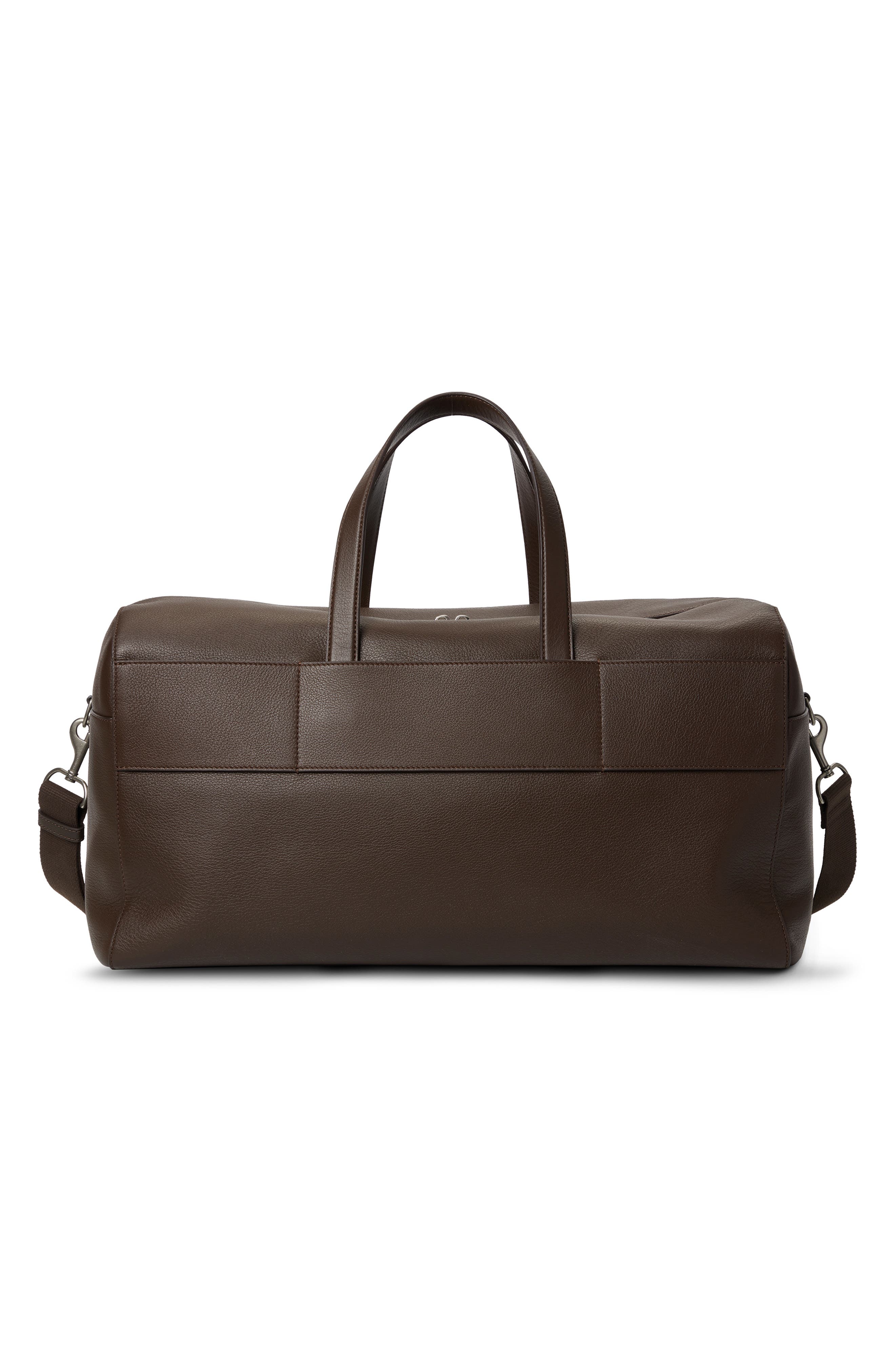 Canfield Pebbled Leather Duffle Bag, Alternate, color, ESPRESSO