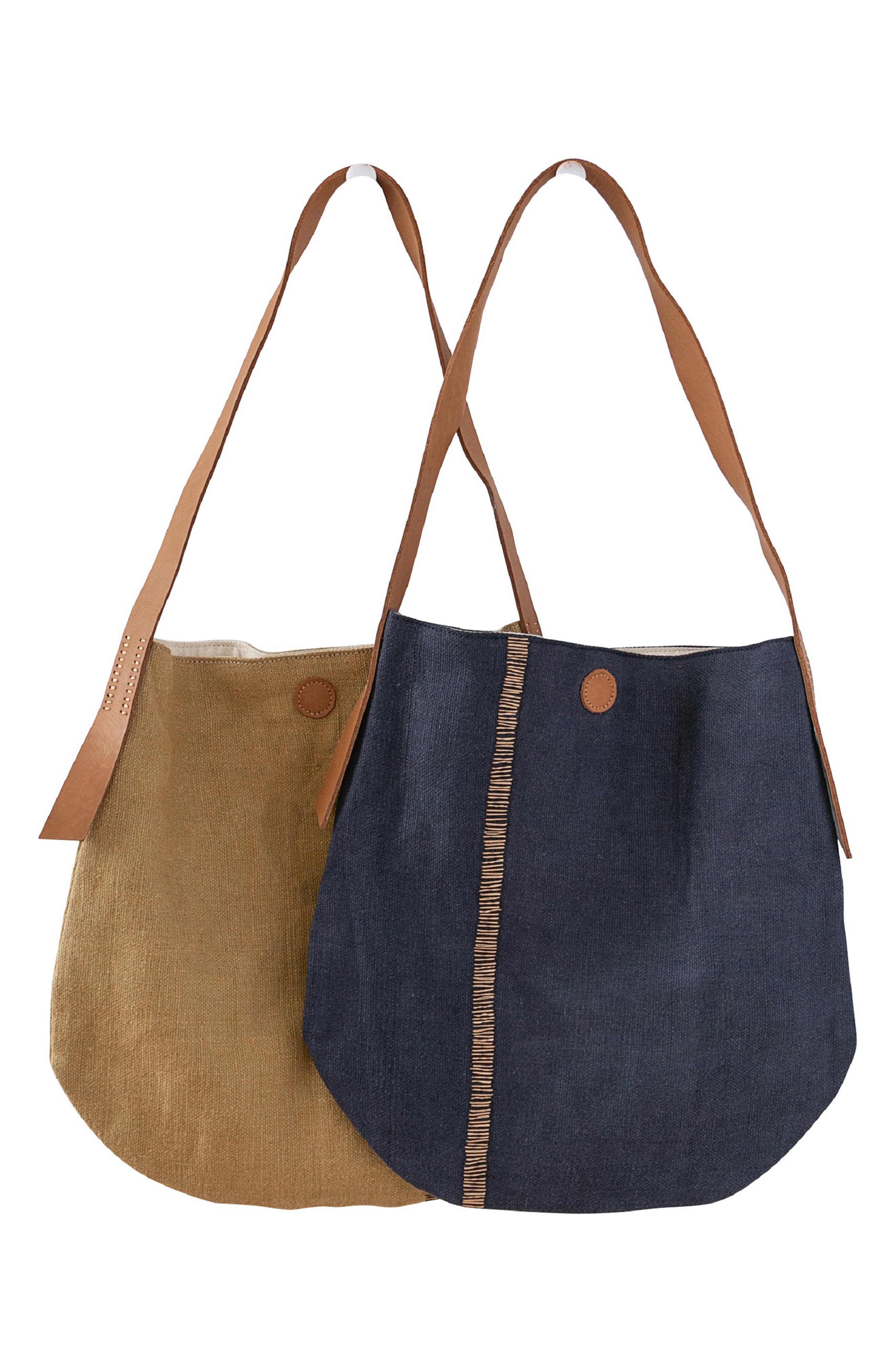 Will 
Atlas Archer Jute Tote, Alternate, color, Indigo