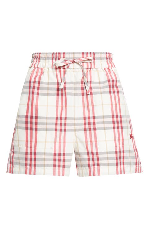 Evelyn Check Shorts