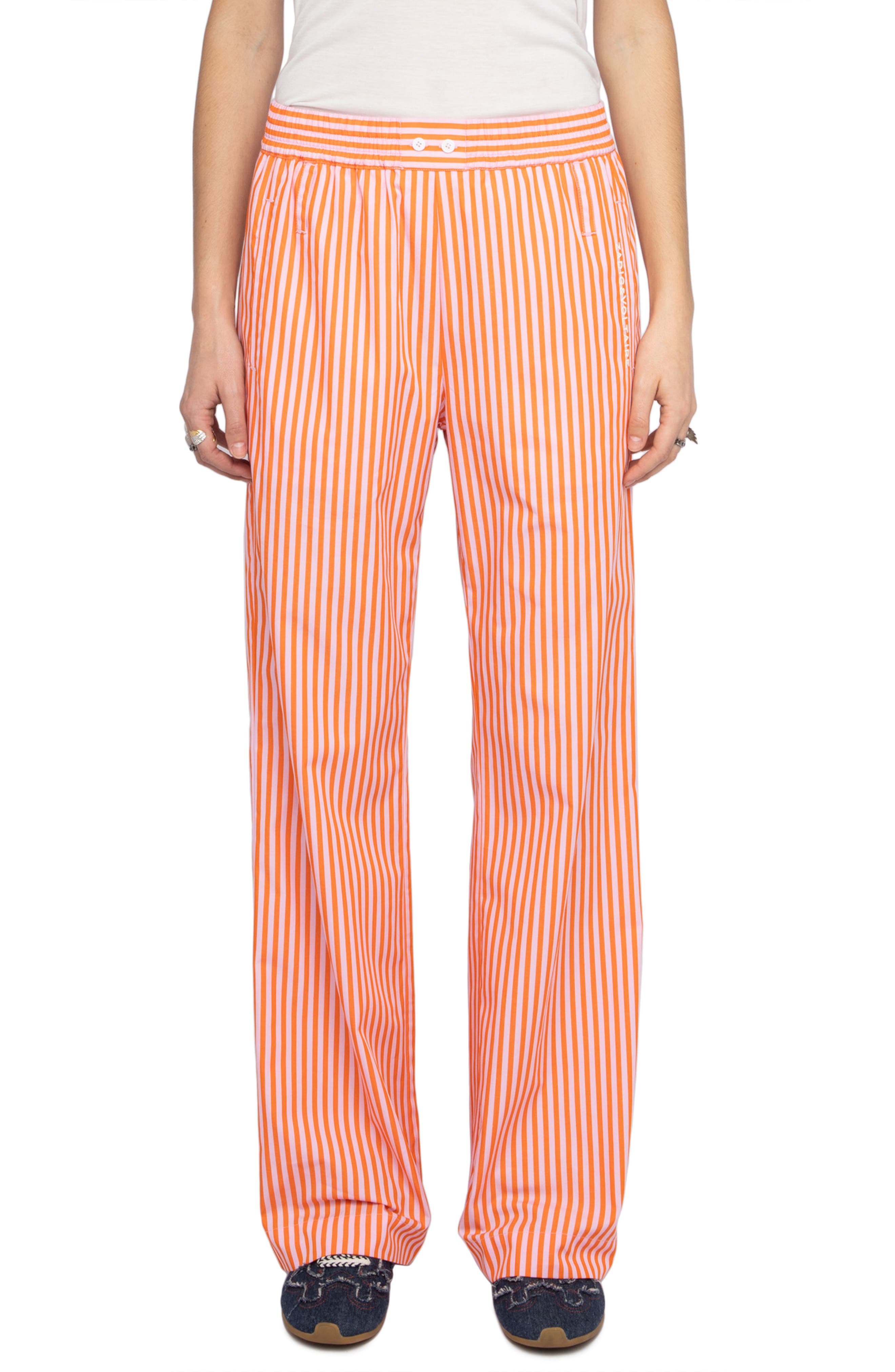 Poma Pop Raye Wide Leg Pants