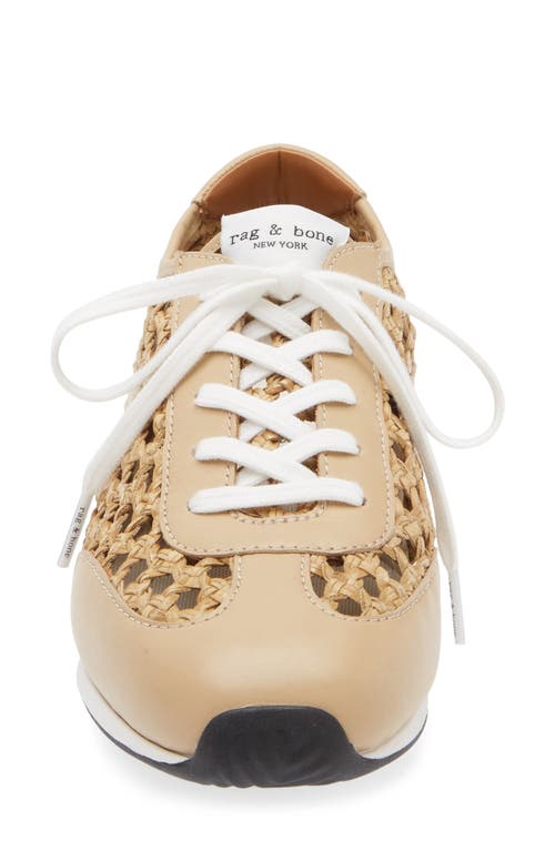 Rag & Bone Women's Retro Running Sneakers In Light Natural Woven