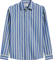 KROST Jordan Stripe Cotton Button-Up Shirt