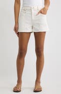 Tractr Seamed Stretch Denim Shorts