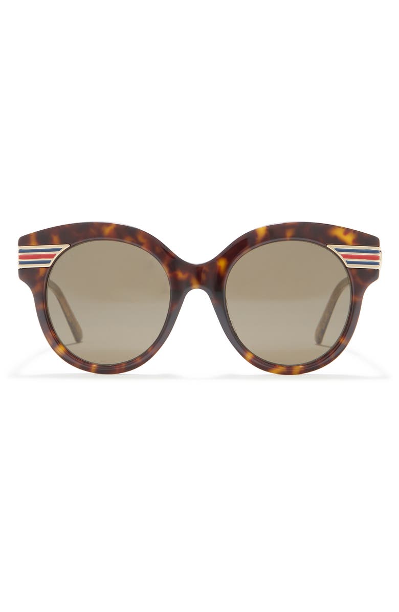 Gucci 52mm Round Sunglasses, Main, color,