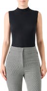 Akris Rib Silk & Cotton Sleeveless Sweater