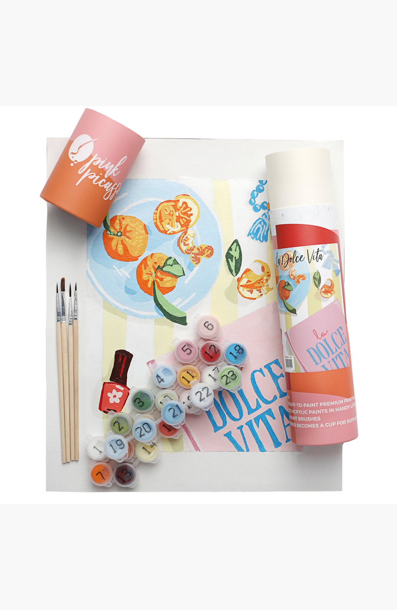 Pink Picasso Kits La Dolce Vita Paint by Numbers Kit, Alternate, color, 