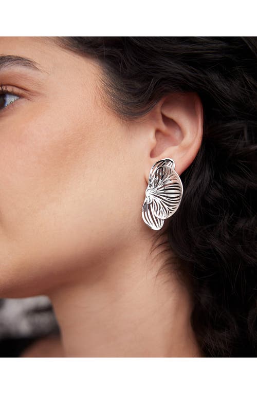 Jennifer Fisher Small Orchid Stud Earring In Silver