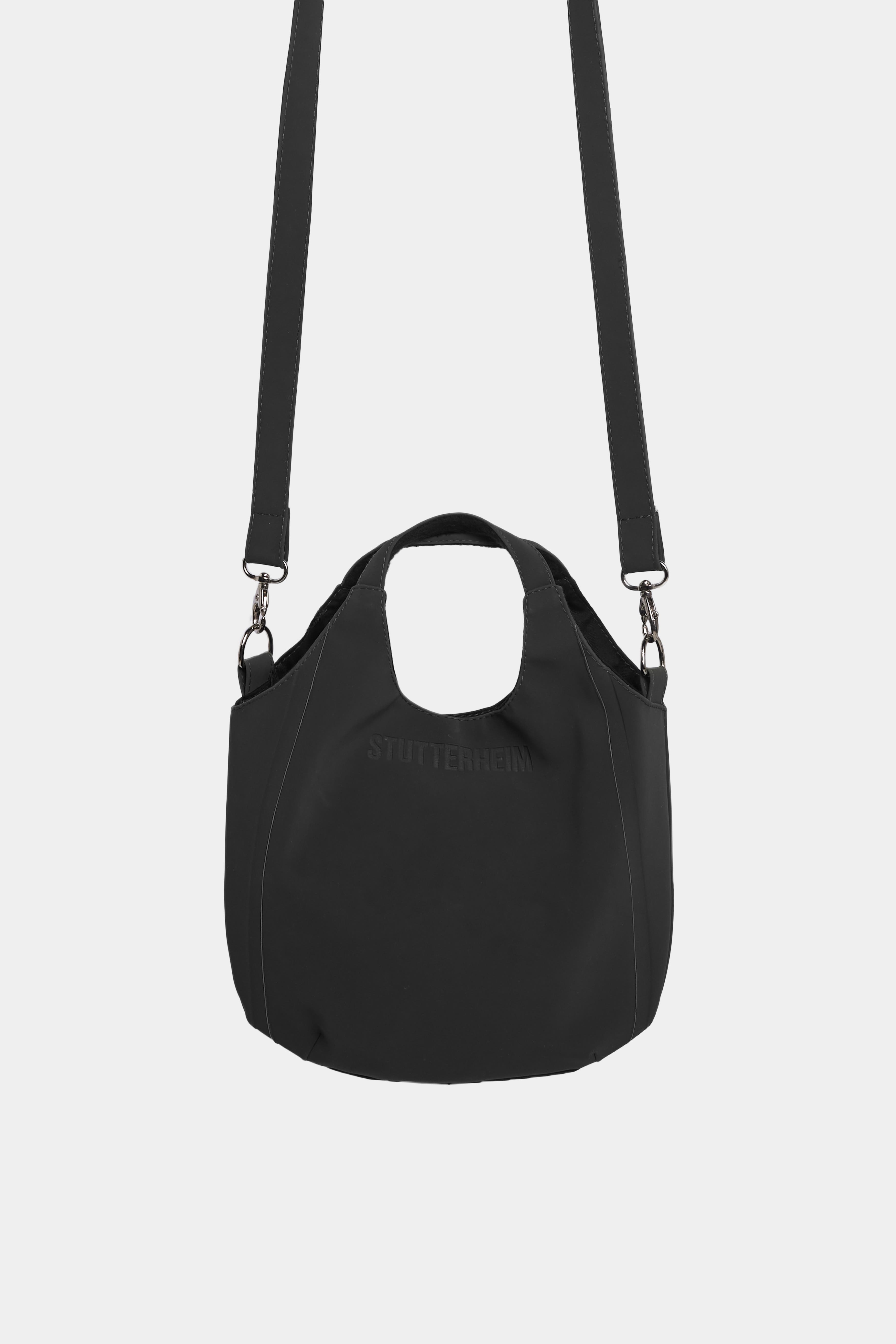 Stutterheim Svea Mini Hand Bag, Alternate, color, Black