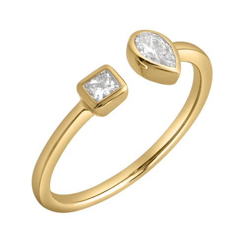 Luvmyjewelry Lyra 14k Gold Lab Grown Diamond Open Ring In Gold