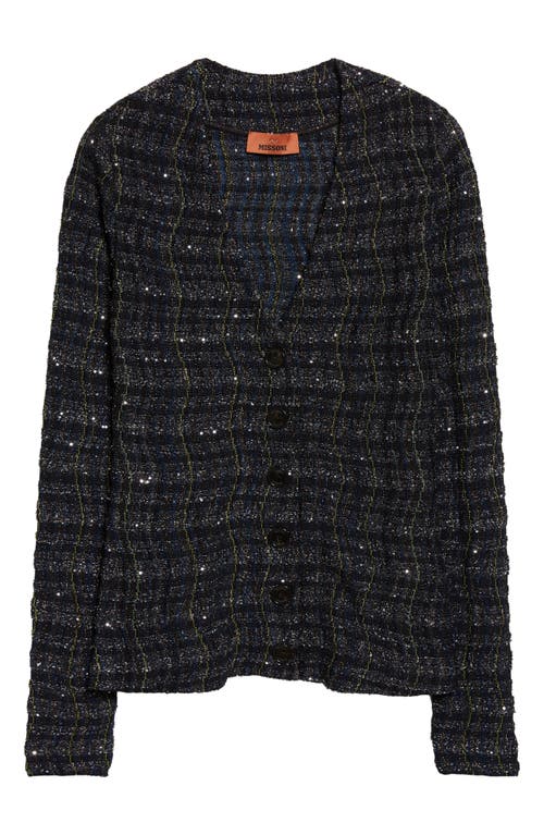 Missoni Metallic & Sequin Cardigan In Multi