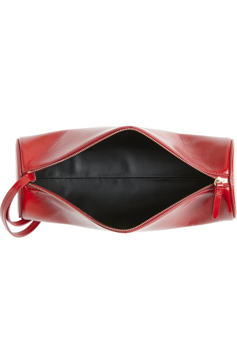 Proenza Schouler Silo Shiny Round Clutch, Alternate, color, Red